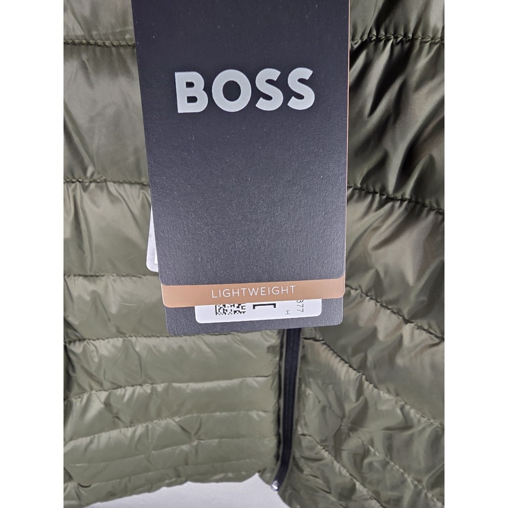 Hugo Boss Calanos Lightweight Puffer Jacket Open Green Men's Size 46R - NWT $298 - Picture 7 of 9